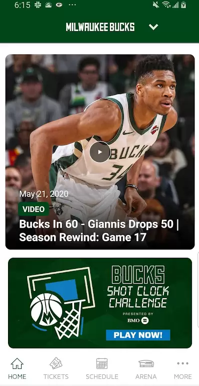 Bucks & Fiserv Forum App Screenshot 1