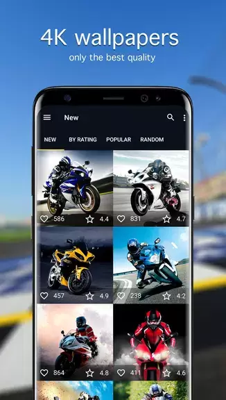 Sports Bike Wallpapers 4K ဖန်သားပြင်ဓာတ်ပုံ 1