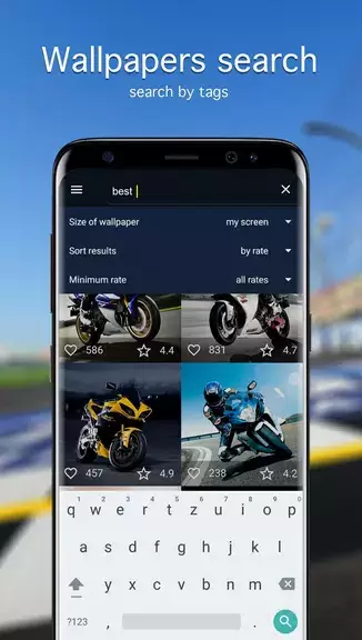 Sports Bike Wallpapers 4K ဖန်သားပြင်ဓာတ်ပုံ 2