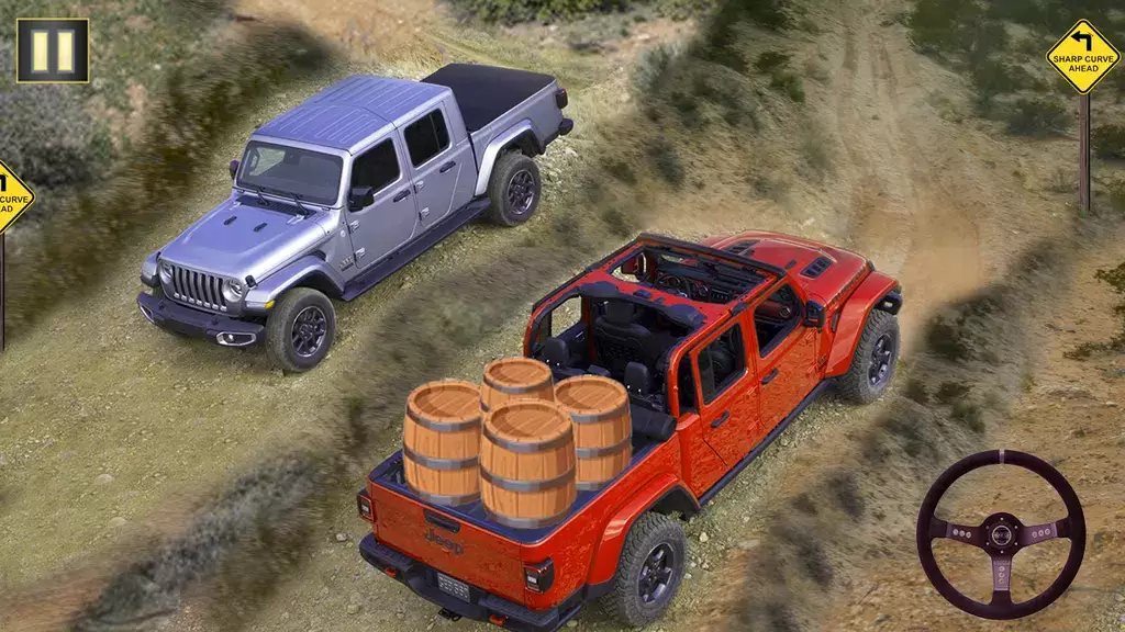 Pickup Truck Game: 4x4 Offroad ekran görüntüsü 4