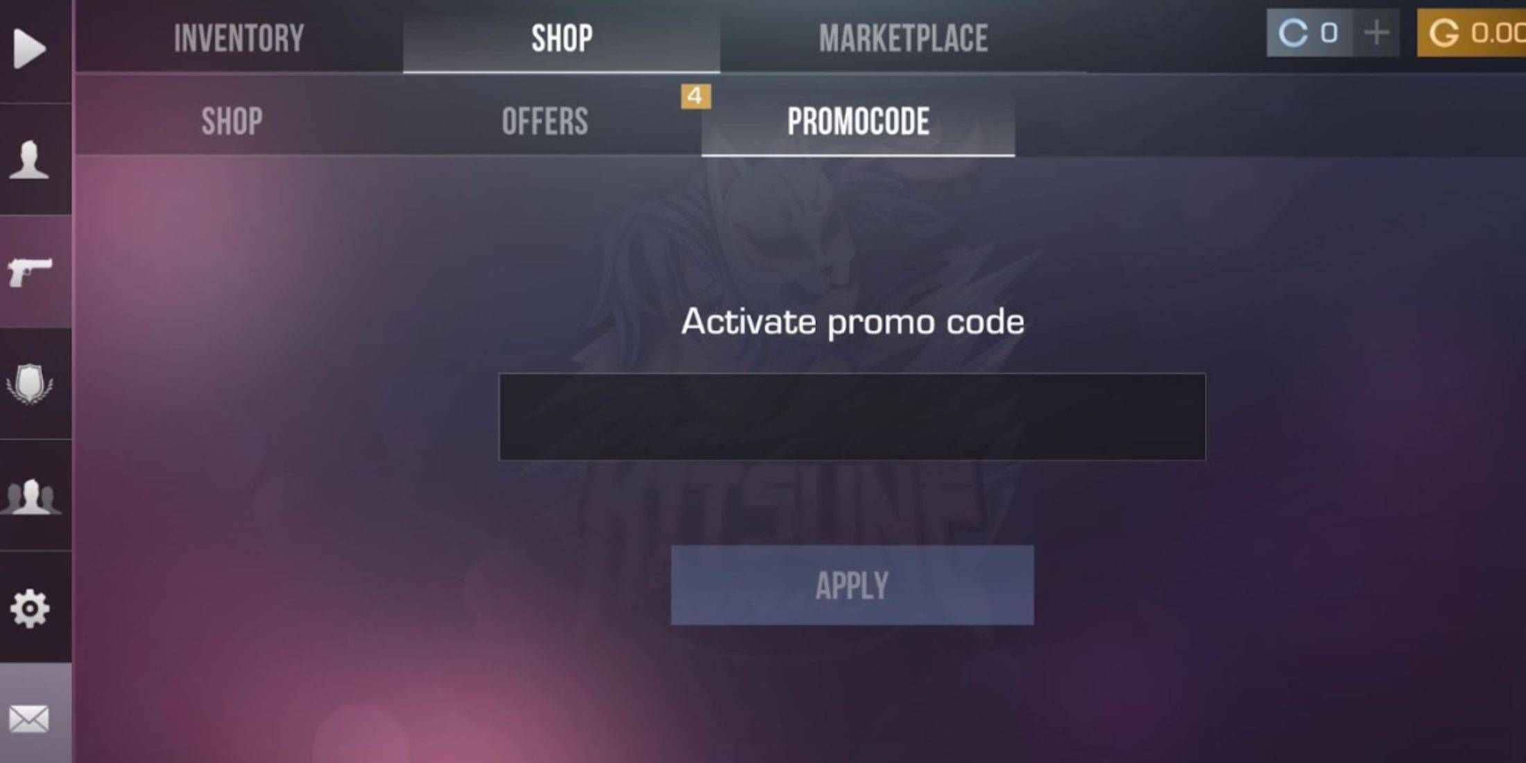 Redeeming a Standoff 2 Code