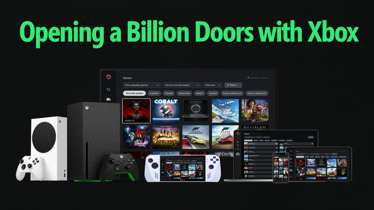Microsoft zaprezentuje i wycofuje makietę interfejsu Xboxa z zakładką Steam