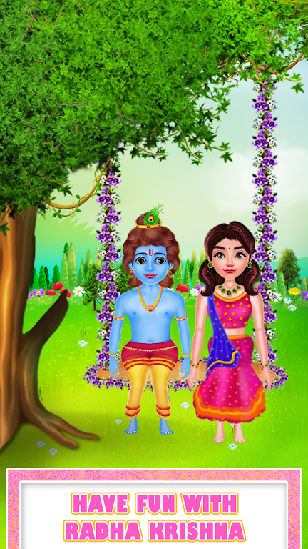 Cute Radha Fashion Makeover captura de pantalla 