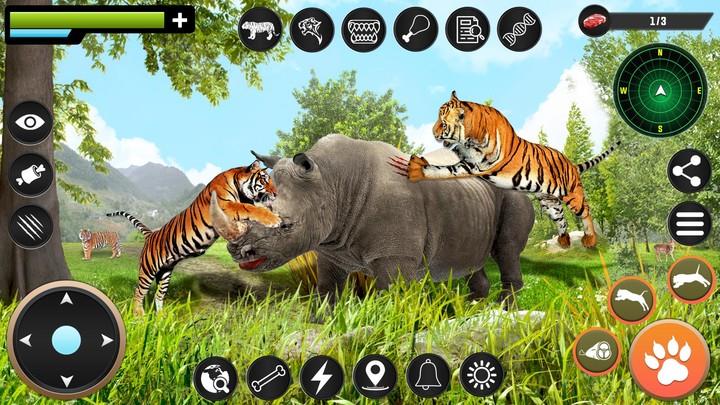 Tiger Simulator Animal Game 3D экрана 3