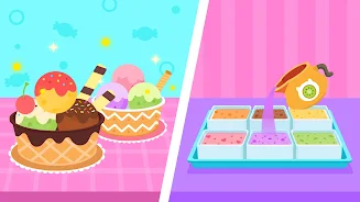 DuDu Dessert Shop DIY Games экрана 2