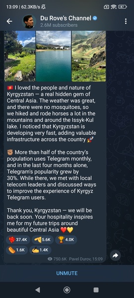 Telegram zrzut ekranu 3