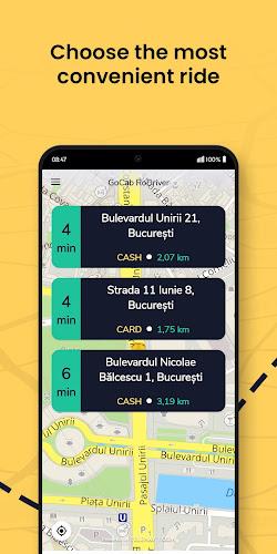 GoCab RoDriver экрана 3