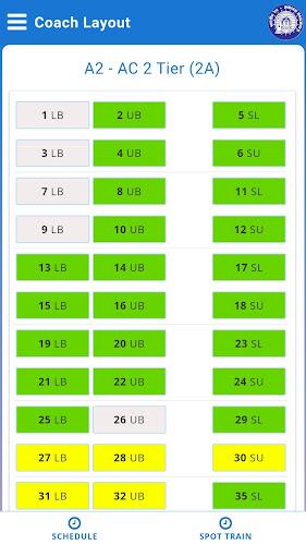 Screenshot Rail Reservation Chart & PNR 3