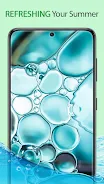 Water Drop Live Wallpaper ဖန်သားပြင်ဓာတ်ပုံ 3