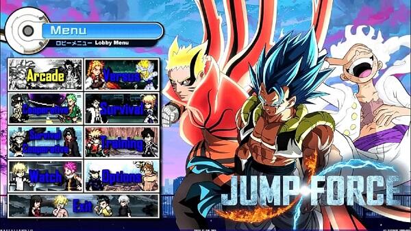 Jump Force Mugen captura de pantalla 