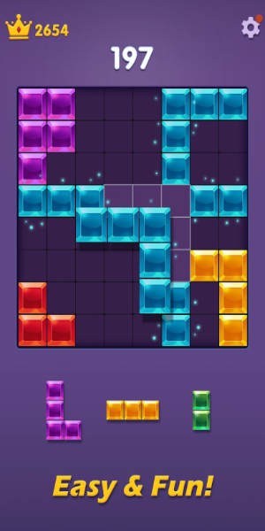 Blocks Puzzle: Gem Blast ảnh chụp màn hình 3