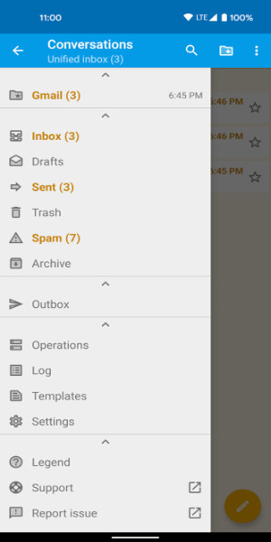 FairEmail, privacy aware email स्क्रीनशॉट 2