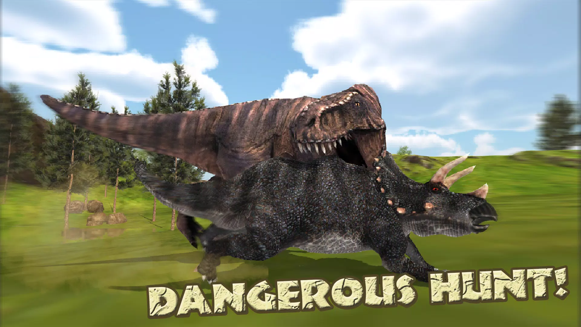 Hungry T-Rex Island Dino Hunt ảnh chụp màn hình 1