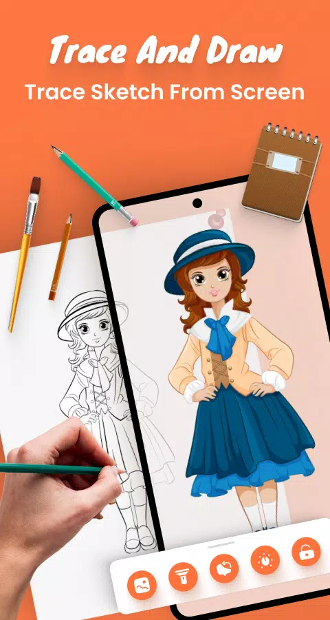 Draw sketch : Sketch and Paint Screenshot 3