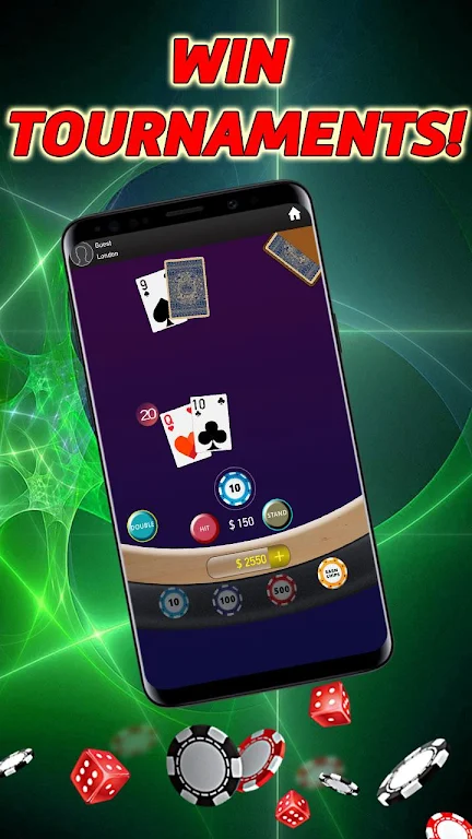 Black Jack for Winners: Card Game zrzut ekranu 1