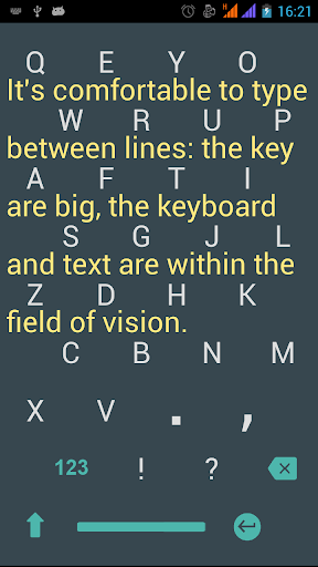 1C Big Keyboard screenshot 2