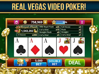 Video Poker Play Poker Offline экрана 4