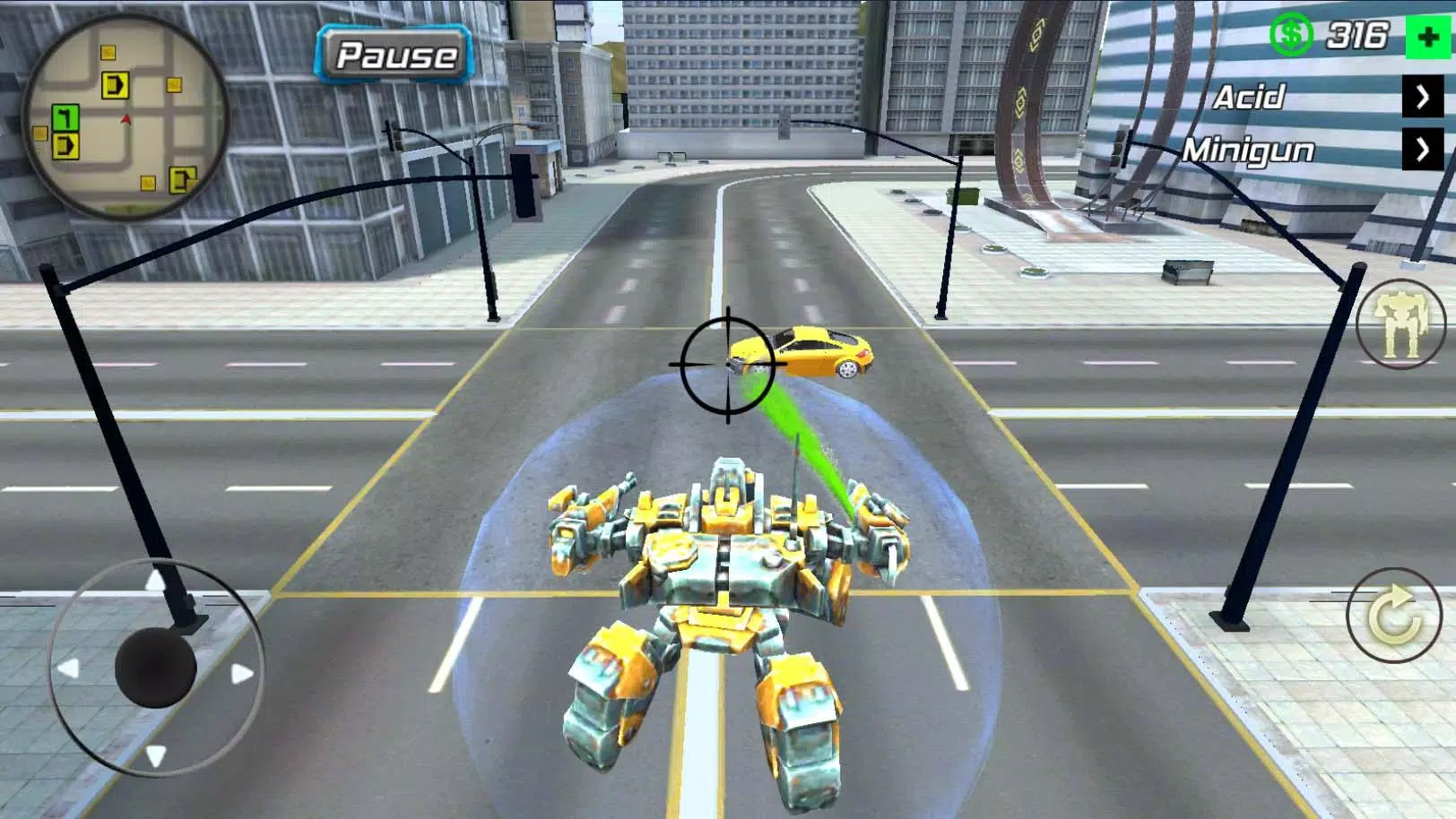 Screenshot Super Crime Iron Hero Robot 3