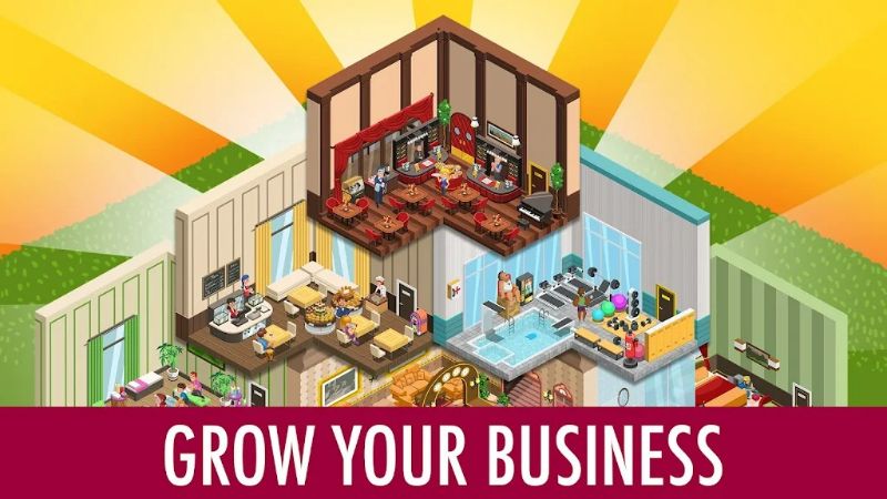 Hotel Tycoon Empire: Idle game ဖန်သားပြင်ဓာတ်ပုံ 2