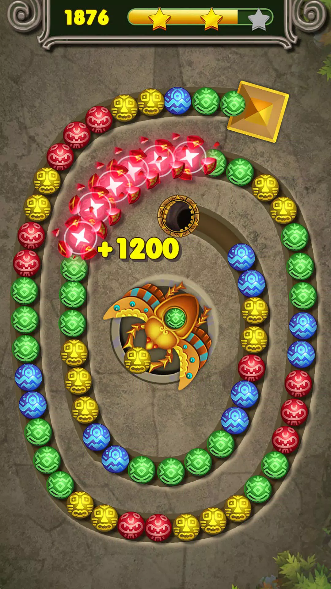 Jungle Marble Blast 3 Screenshot 1