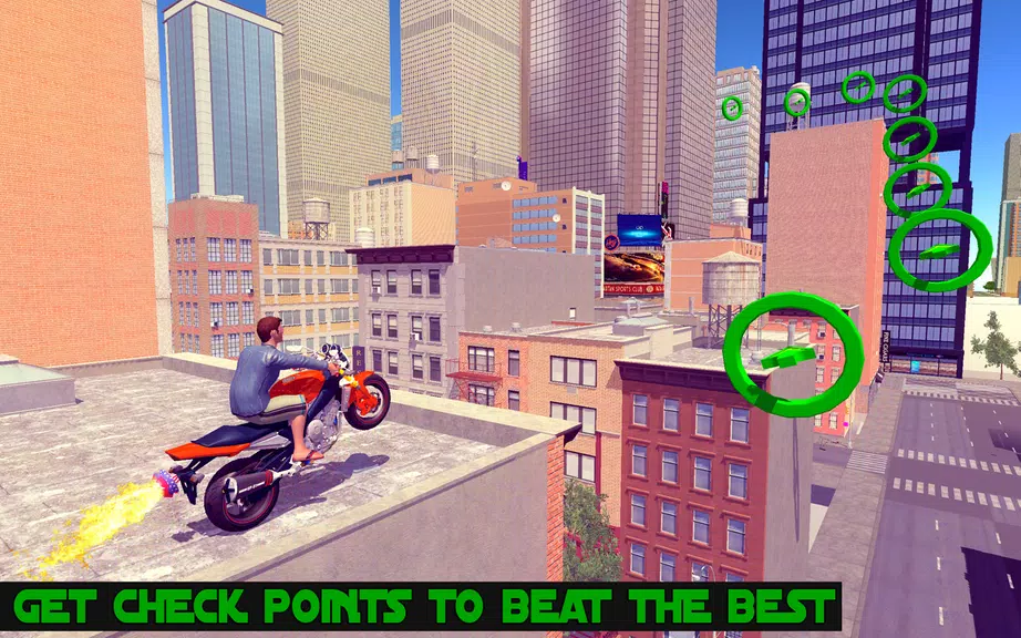 Impossible Mega Ramp Moto Bike screenshot 4