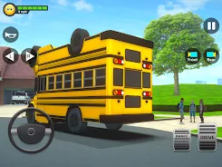 School Bus Simulator Driving ảnh chụp màn hình 1