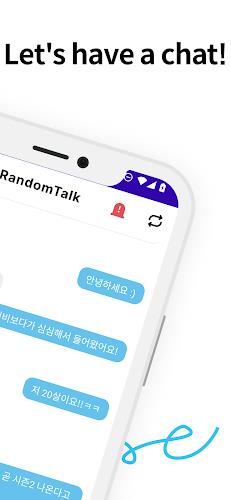 RandomTalk - Random Chat স্ক্রিনশট 1