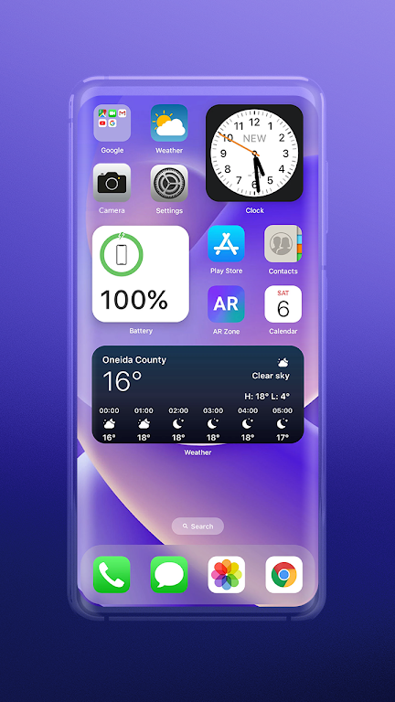 Widgets: ios 17 theme স্ক্রিনশট 1