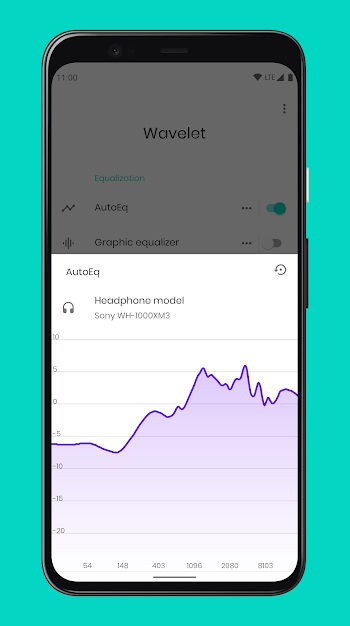 Screenshot Wavelet: headphone specific EQ 1