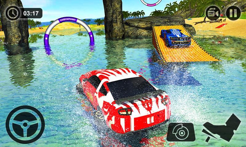 Floating Water Surfer Car Driv स्क्रीनशॉट 3