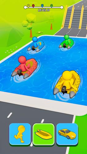 Shape Car Transform Race Screenshot 1