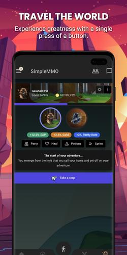 SimpleMMO (MMORPG - PVP - RPG)应用截图第1张