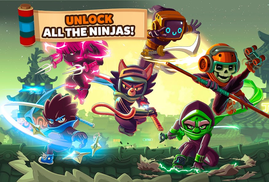 Ninja Dash Run - Offline Game Mod screenshot 3