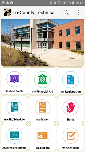 my.tctc.edu User Portal. zrzut ekranu 1