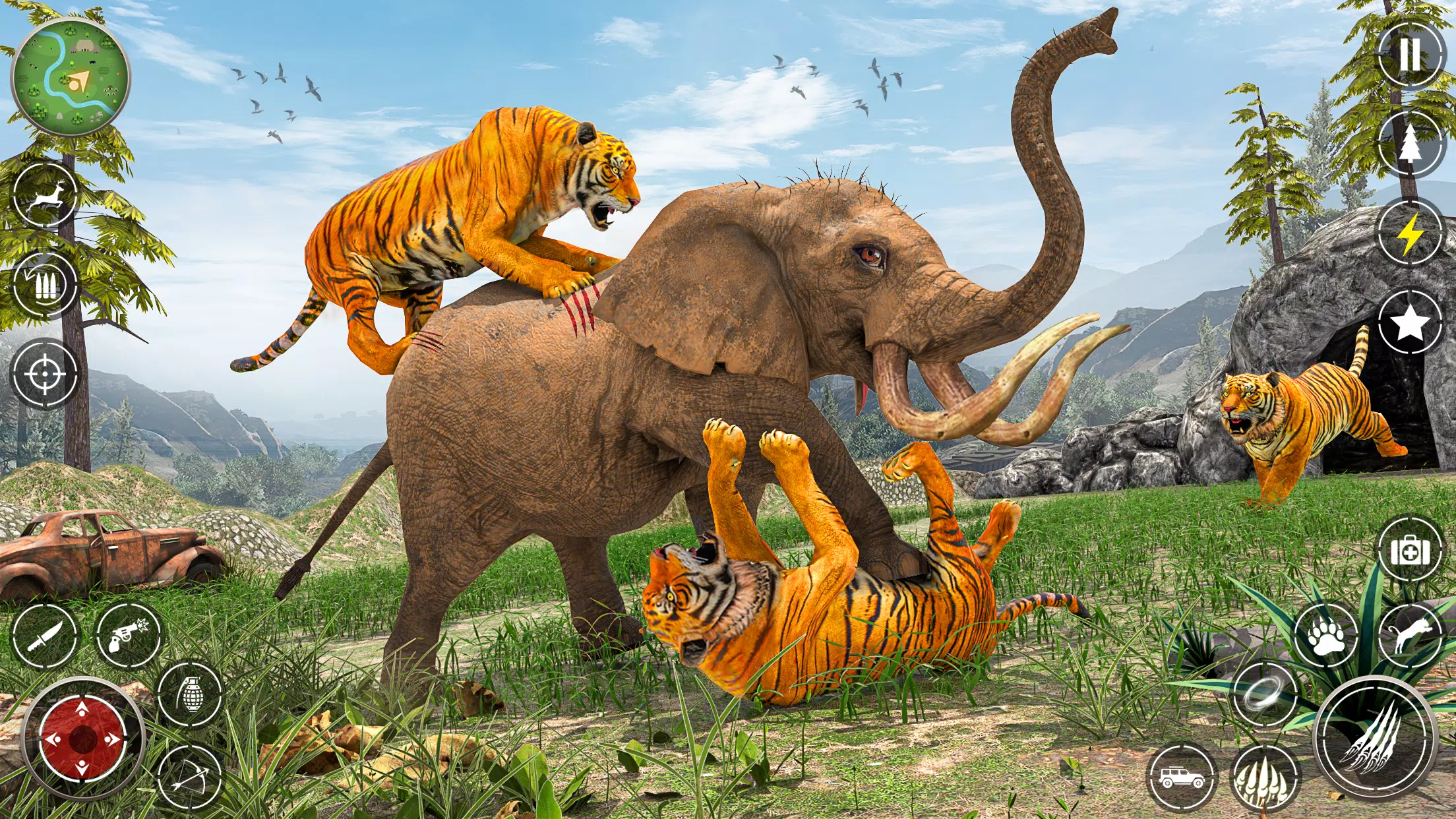 The Tiger Family Simulator 3D ဖန်သားပြင်ဓာတ်ပုံ 1