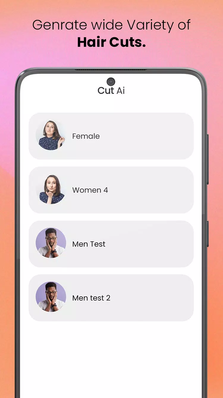 CutAI - AI Hair Style Changer应用截图第2张