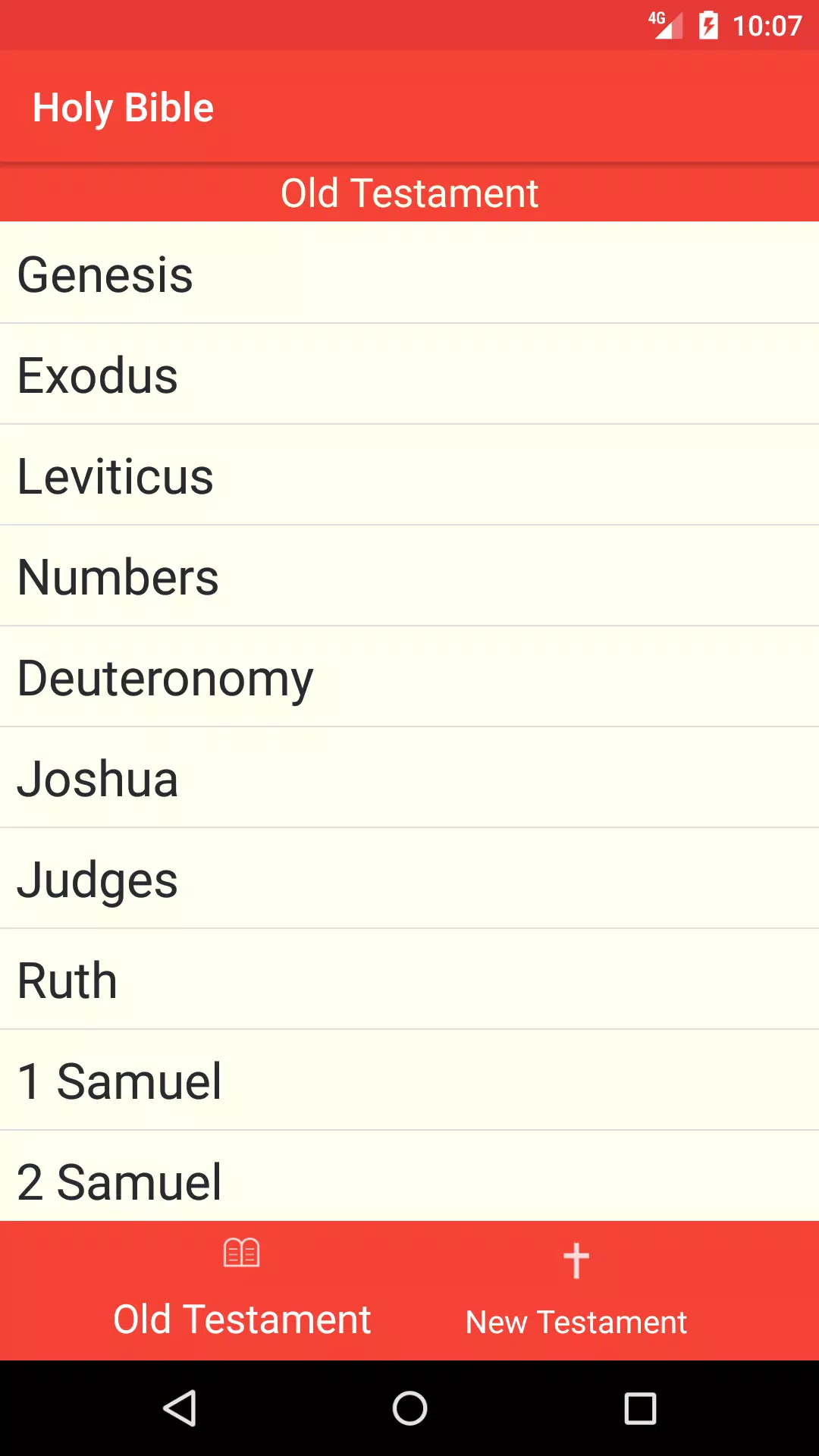 Screenshot Holy Bible 2