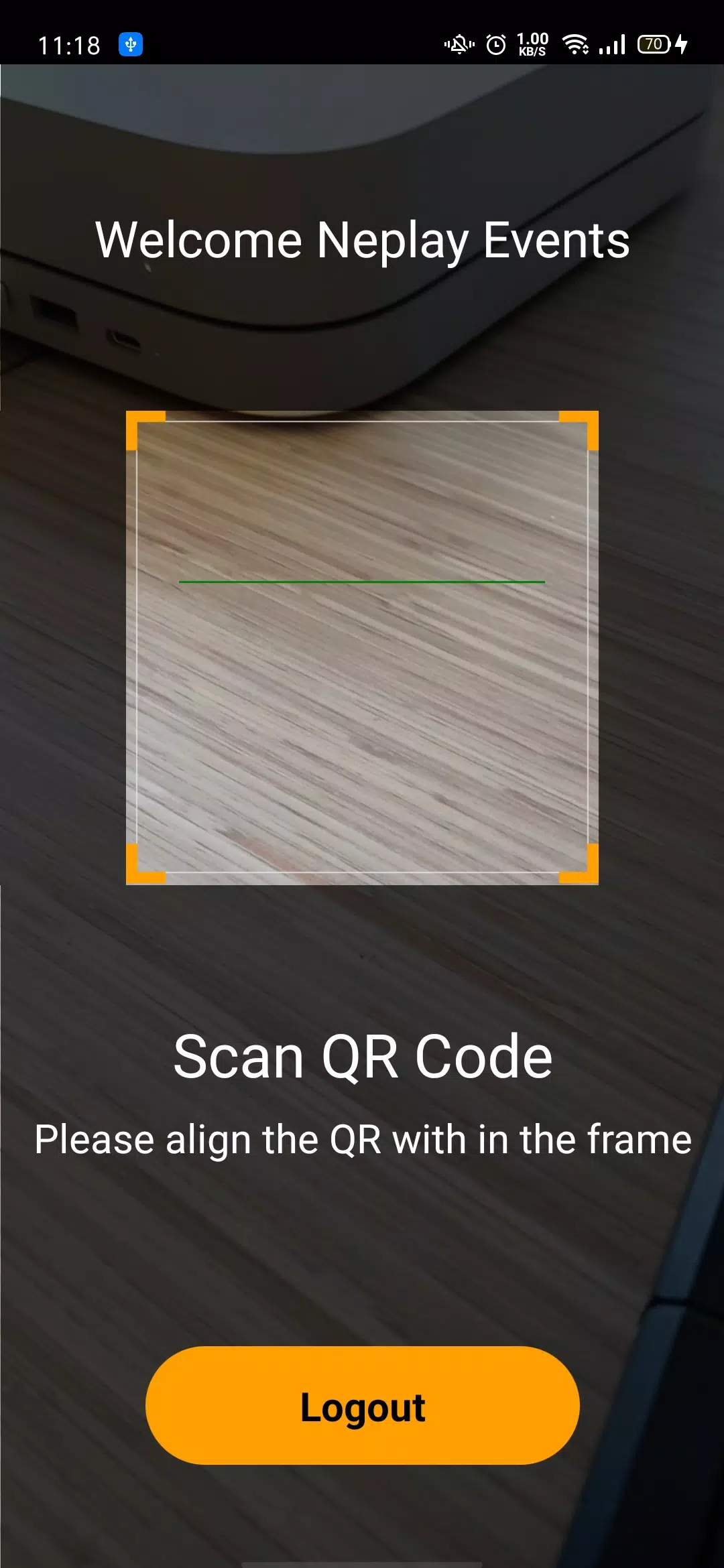 MSM QR Scanner Screenshot 2