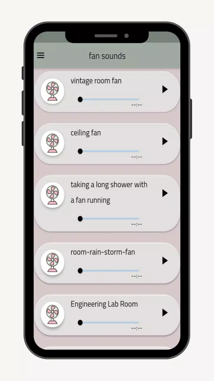 Fan sounds - relaxing sounds Screenshot 3