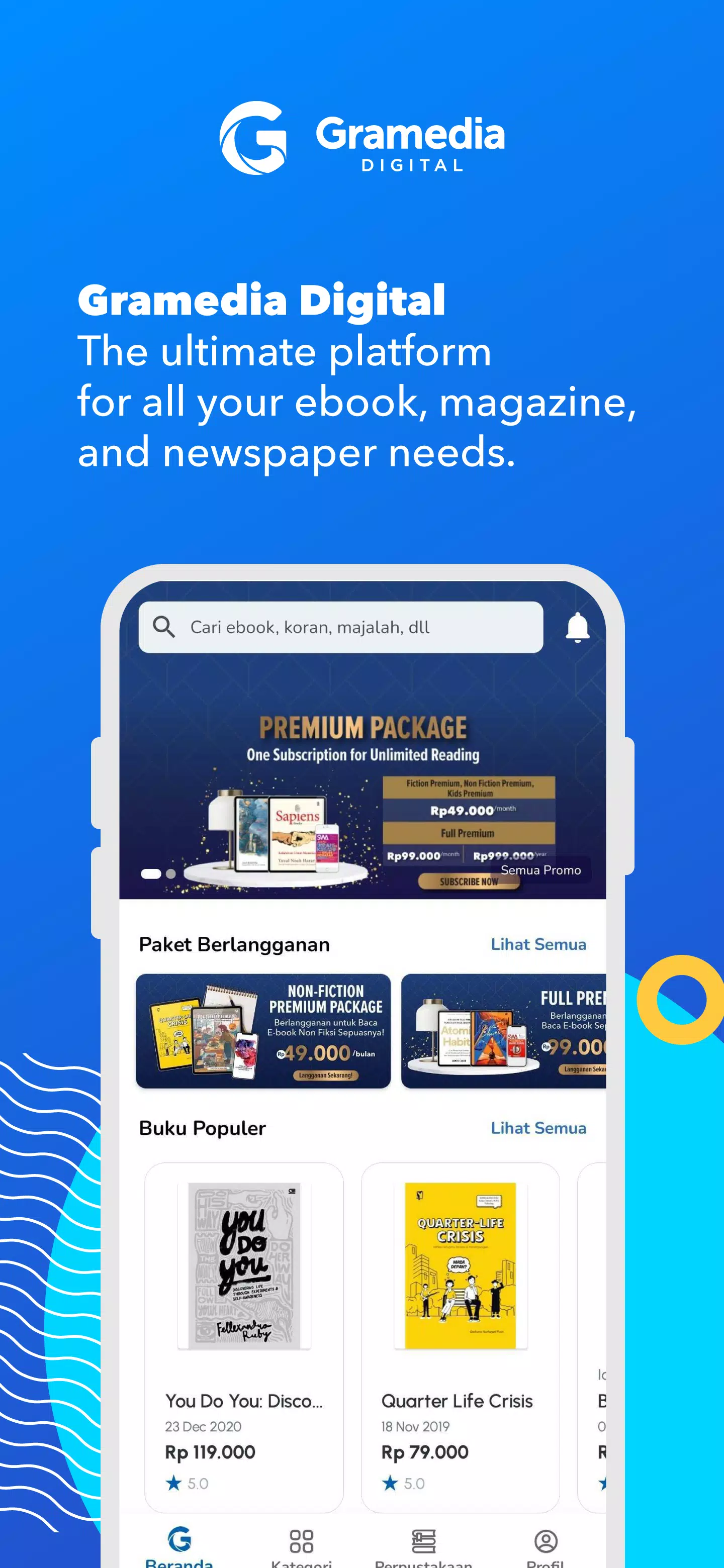 Gramedia Digital captura de pantalla 