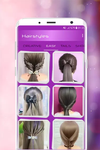 Hairstyles Step by Step Videos ဖန်သားပြင်ဓာတ်ပုံ 3