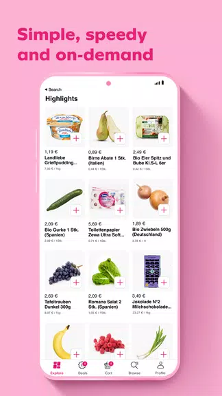 Flink: Groceries in minutes ảnh chụp màn hình 3