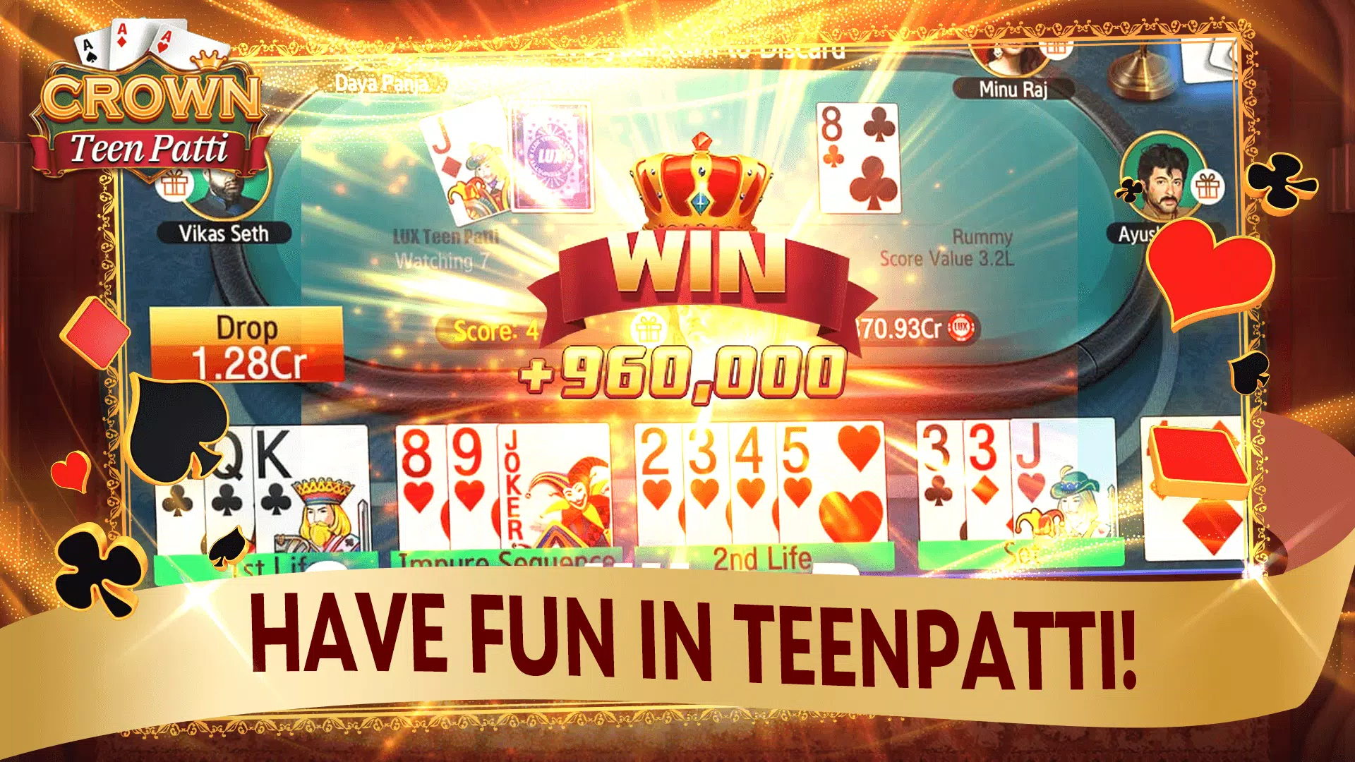 Teen Patti Crown captura de pantalla 