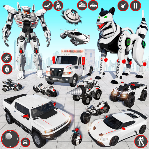 Ambulance Robot Transform Game