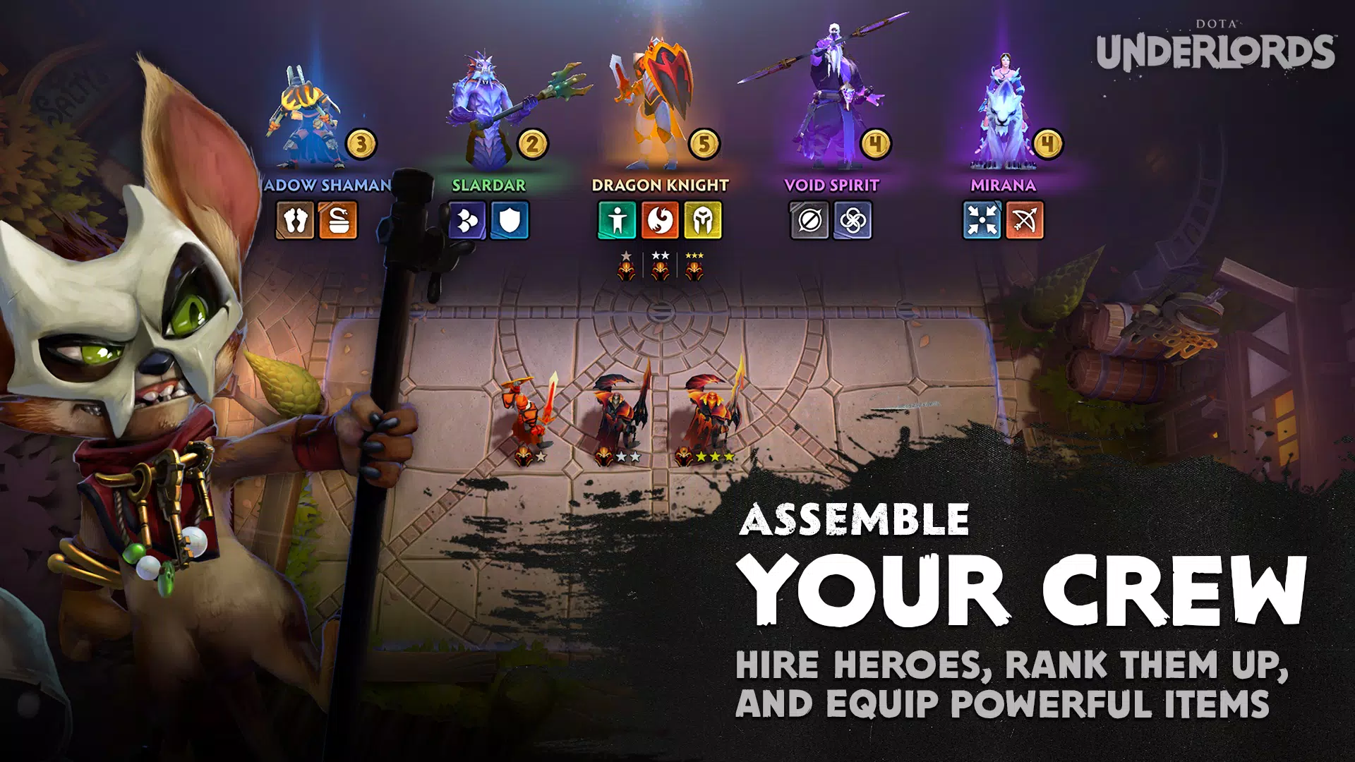 Dota Underlords ဖန်သားပြင်ဓာတ်ပုံ 2