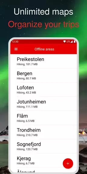 Norwegische Karte Screenshot 4