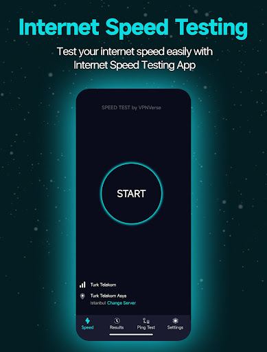 Internet Speed Test - VPNVerse Скриншот 1