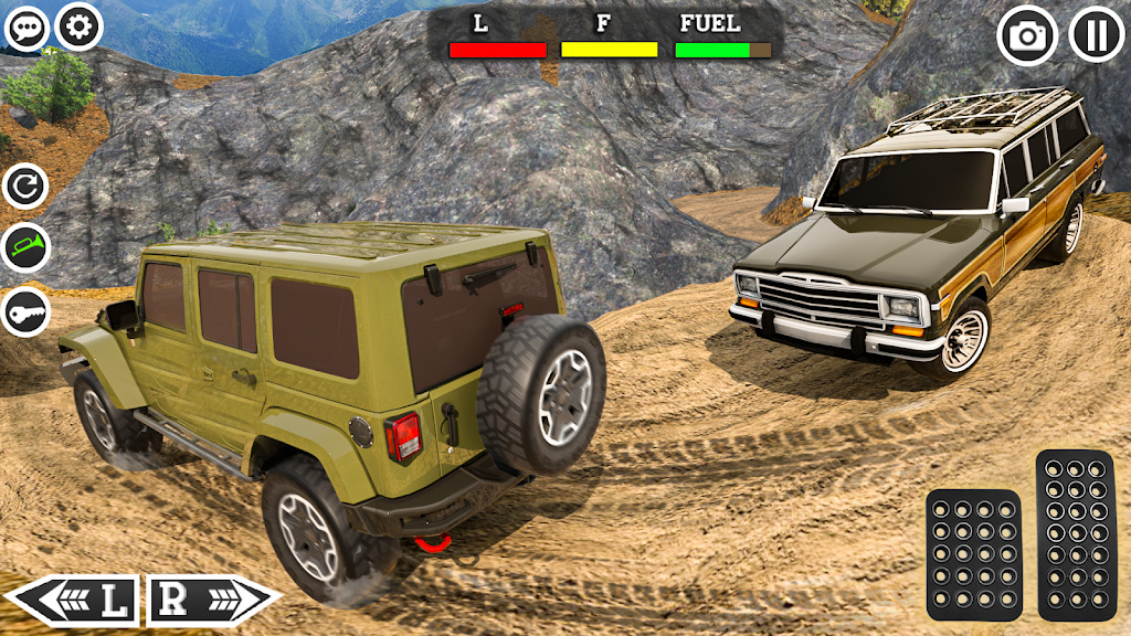 4x4 Mountain Climb Car Games ekran görüntüsü 3