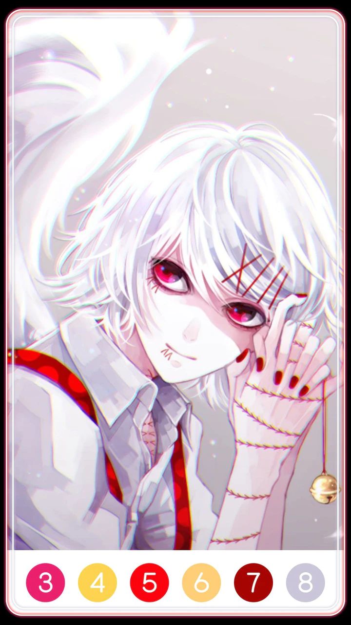 Tokyo Ghoul Paint by Number Screenshot 1