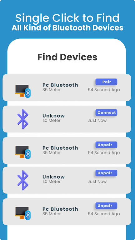 Bluetooth Pairing Auto Connect ဖန်သားပြင်ဓာတ်ပုံ 1